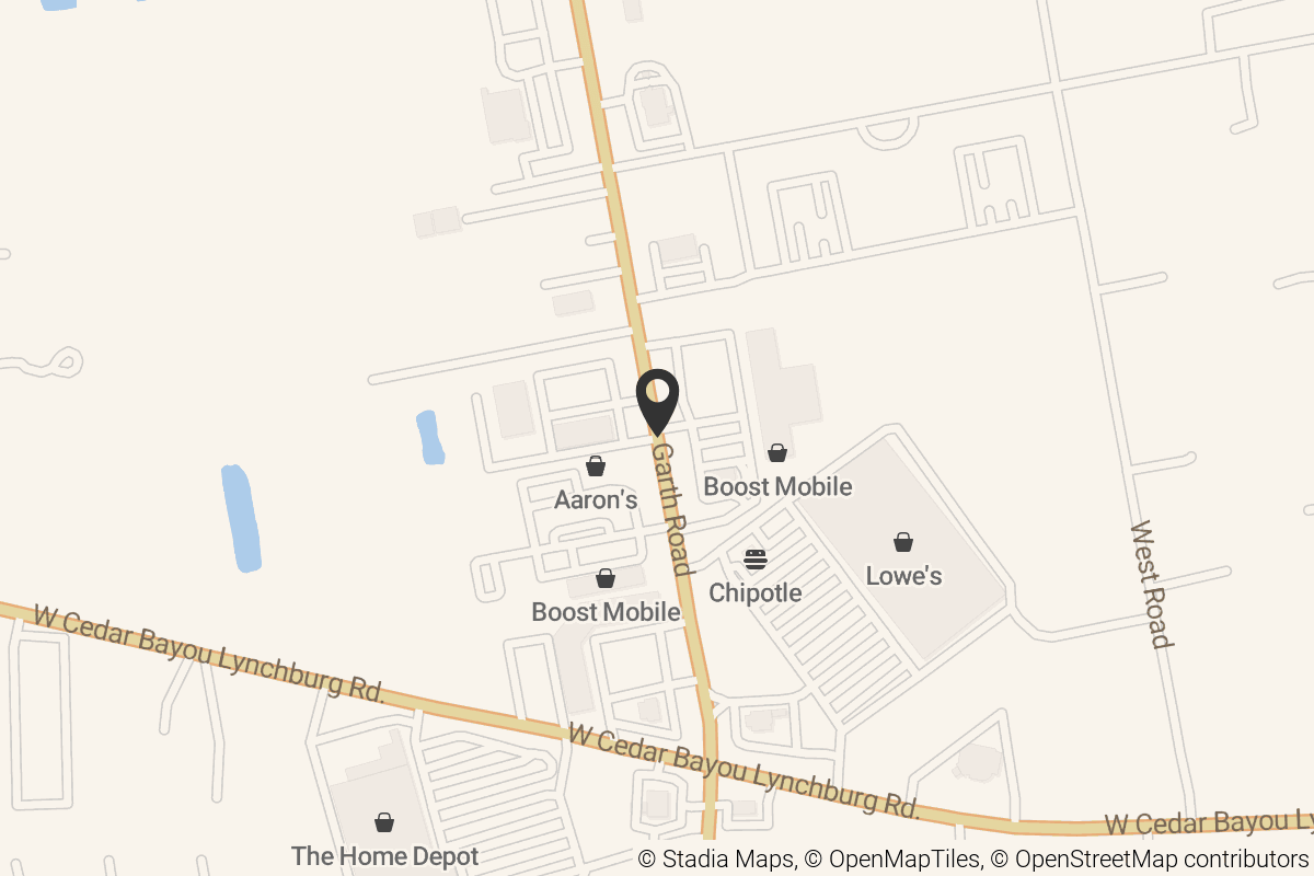 Map with location marker