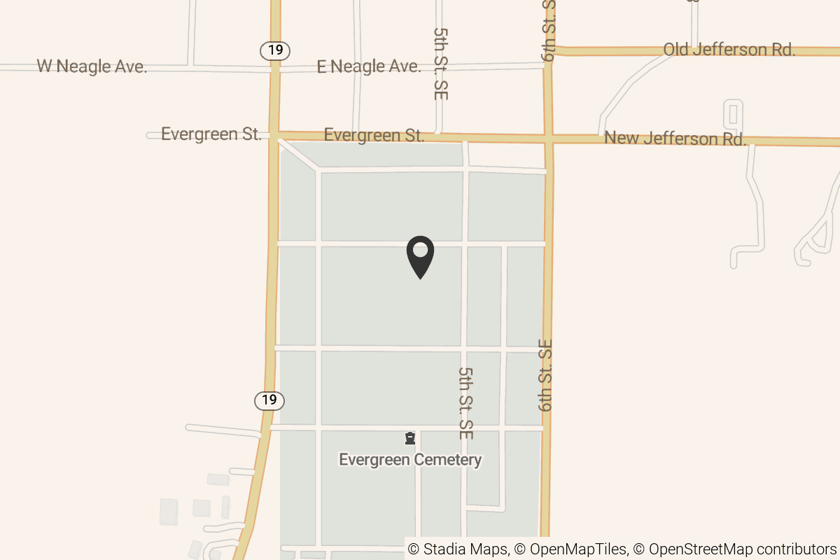 Map with location marker