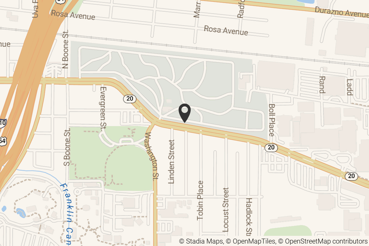 Map with location marker