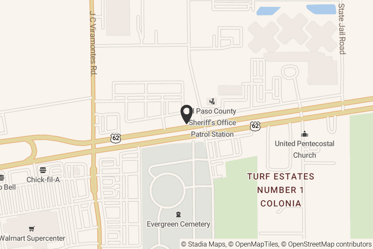 Map with location marker