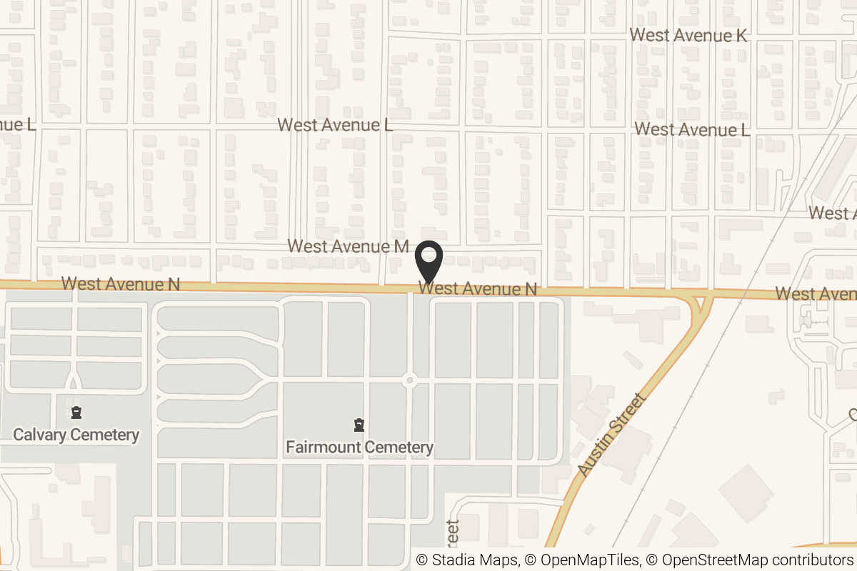 Map with location marker