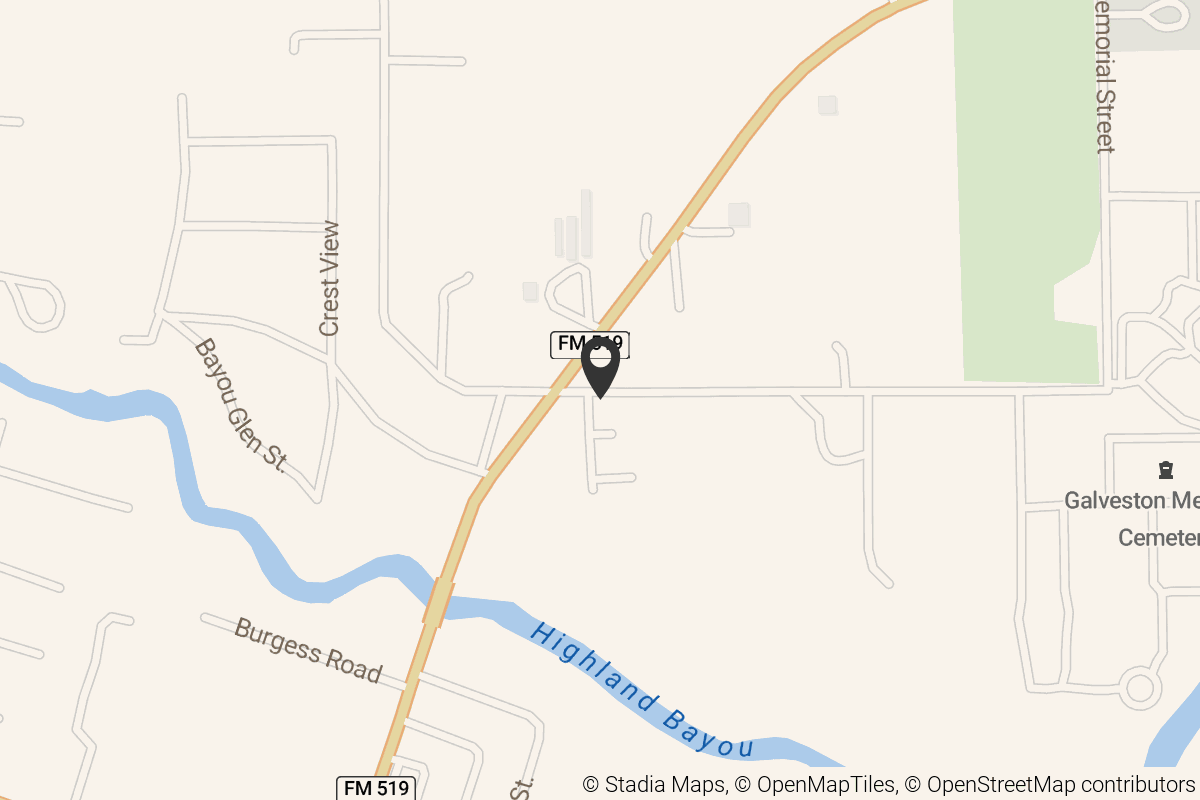 Map with location marker