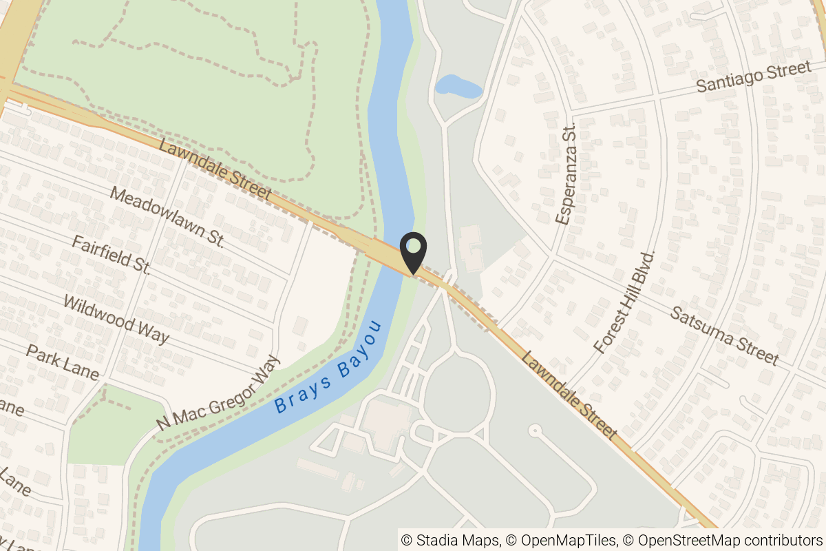 Map with location marker