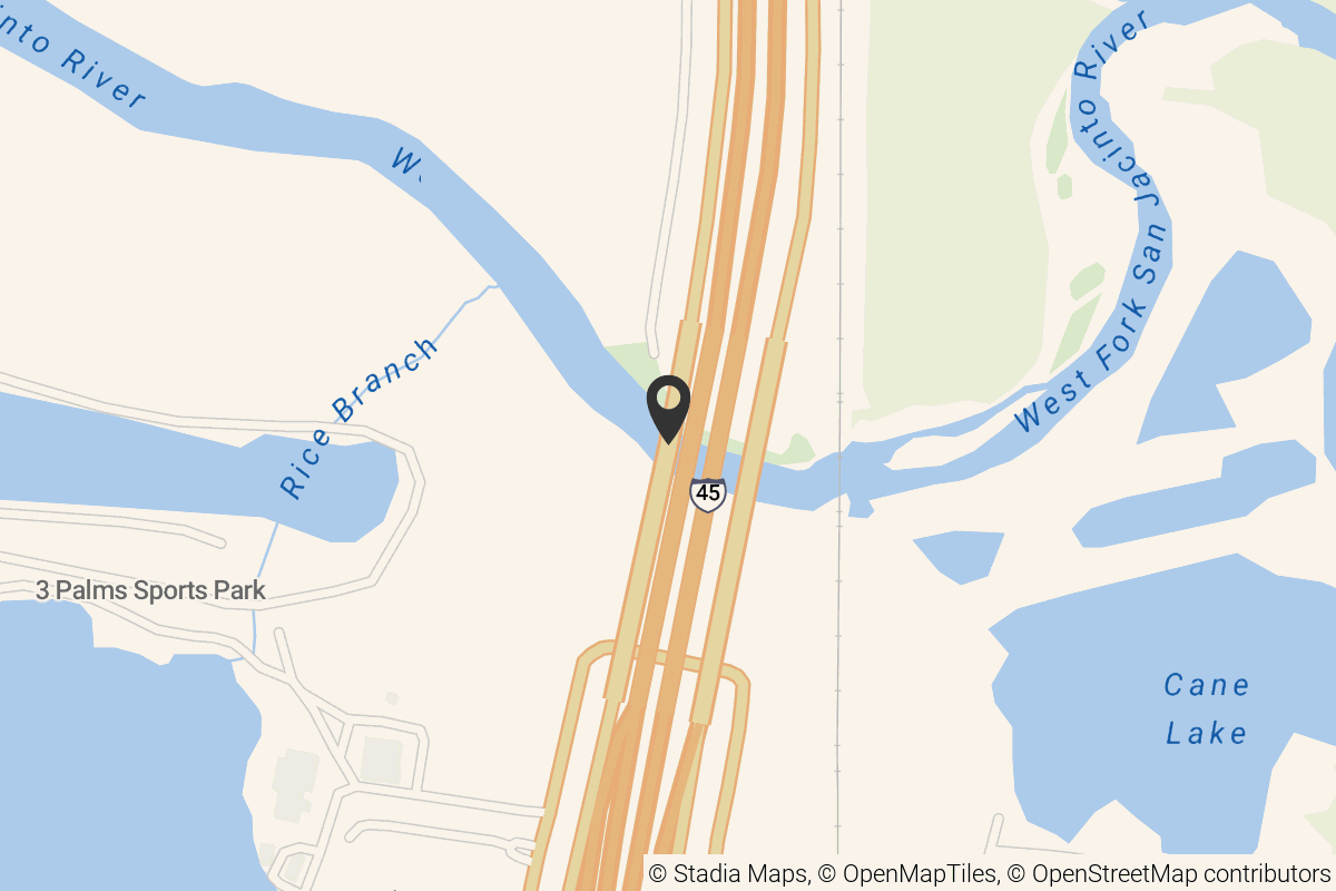 Map with location marker