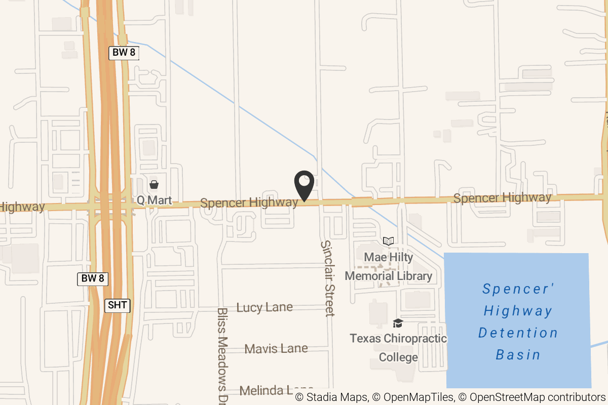 Map with location marker