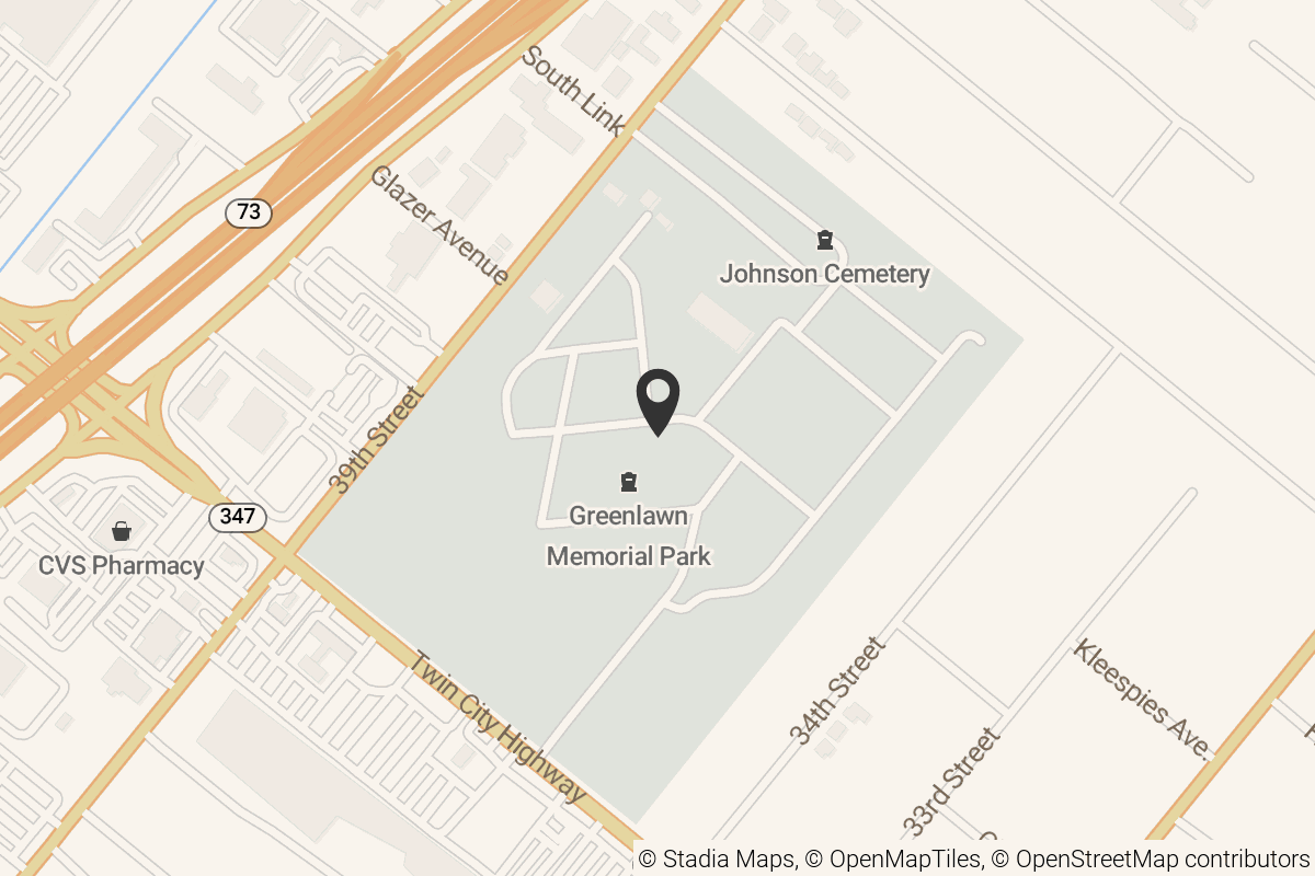 Map with location marker