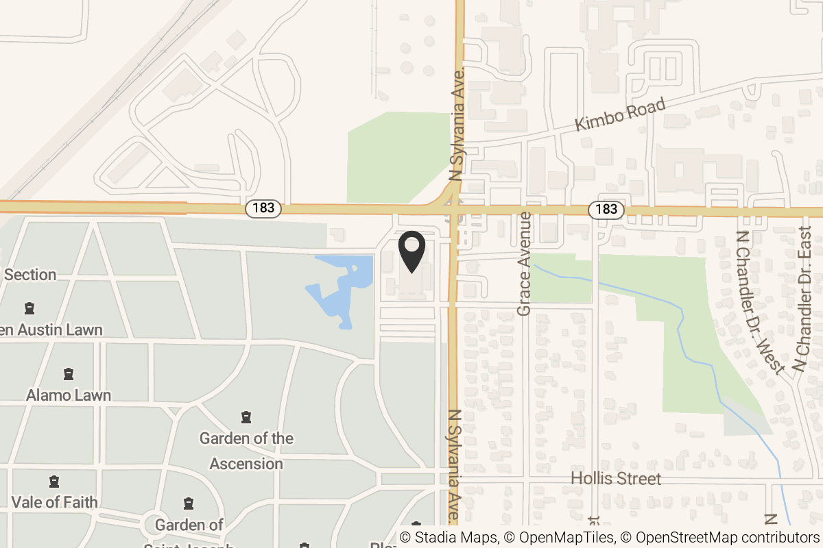 Map with location marker