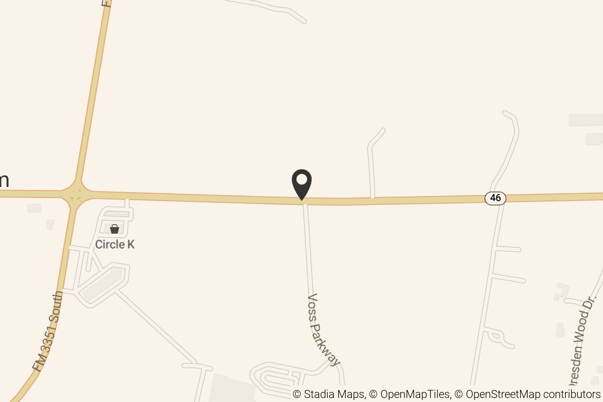 Map with location marker