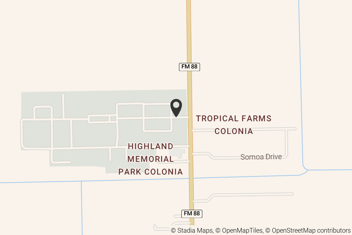 Map with location marker