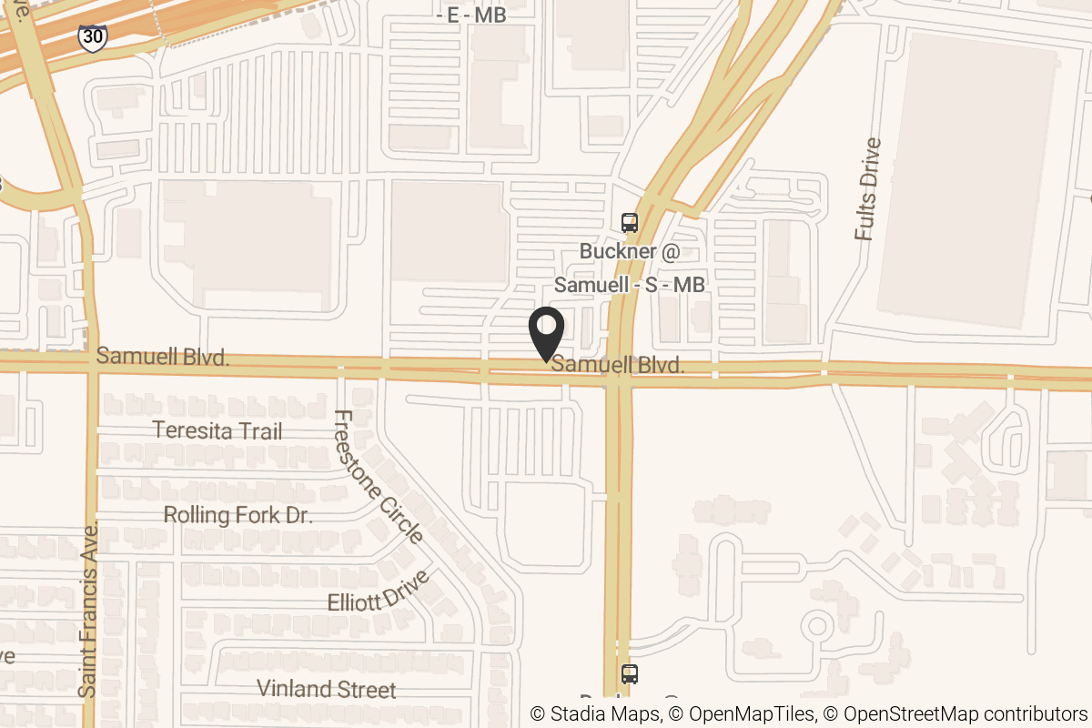 Map with location marker