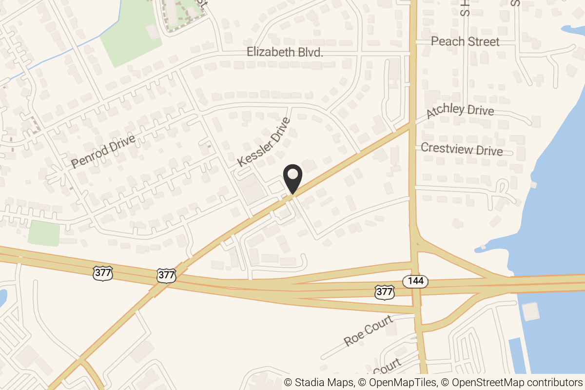 Map with location marker