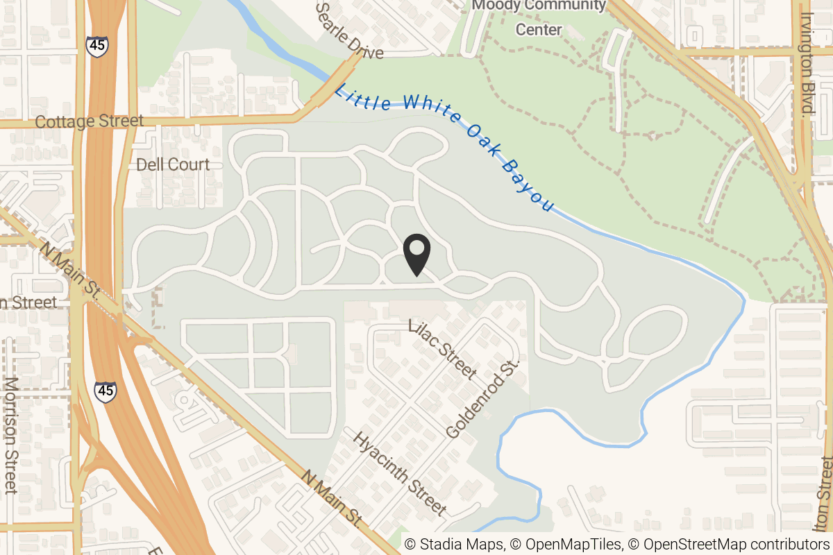 Map with location marker