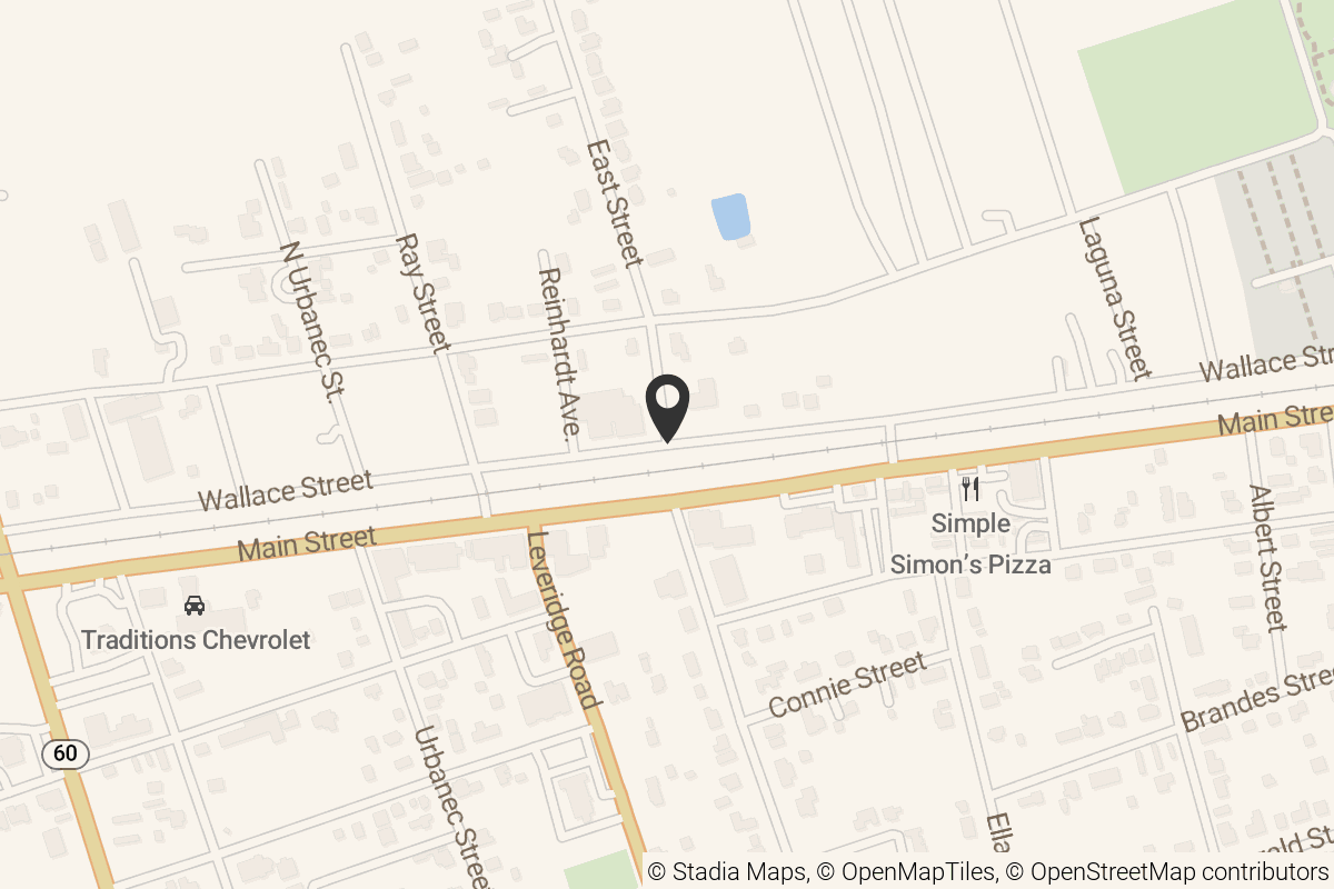 Map with location marker