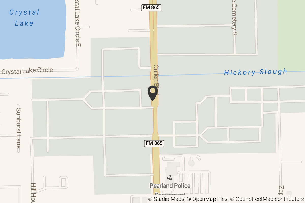 Map with location marker