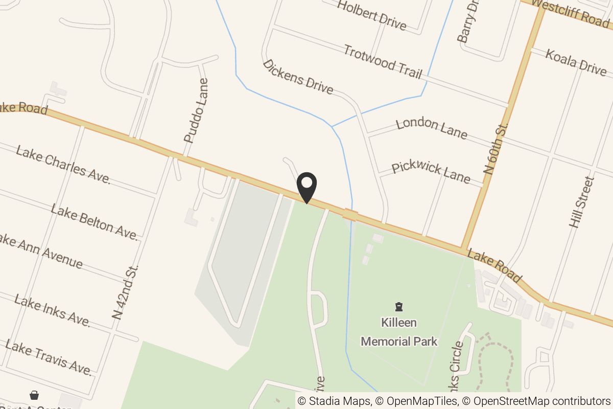 Map with location marker