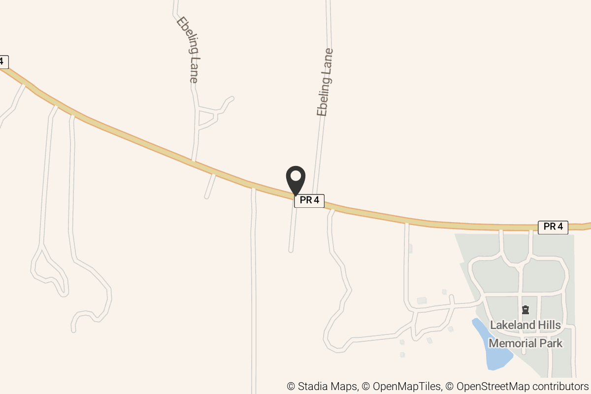 Map with location marker