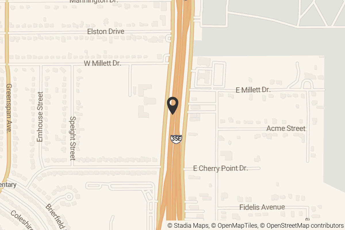 Map with location marker