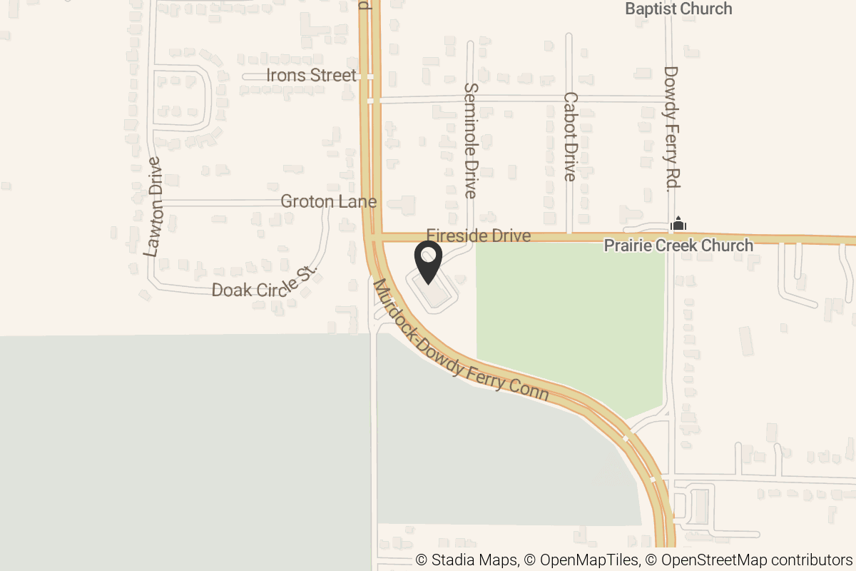 Map with location marker