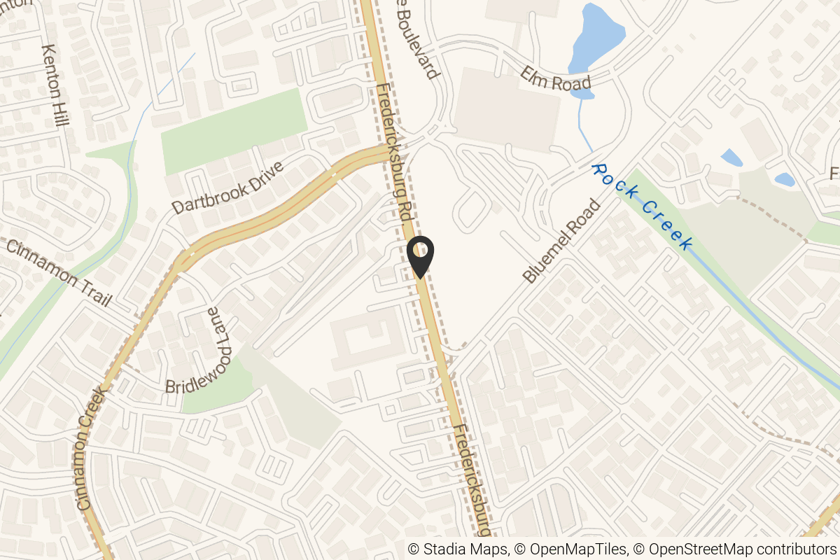 Map with location marker