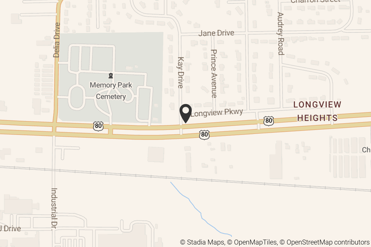 Map with location marker