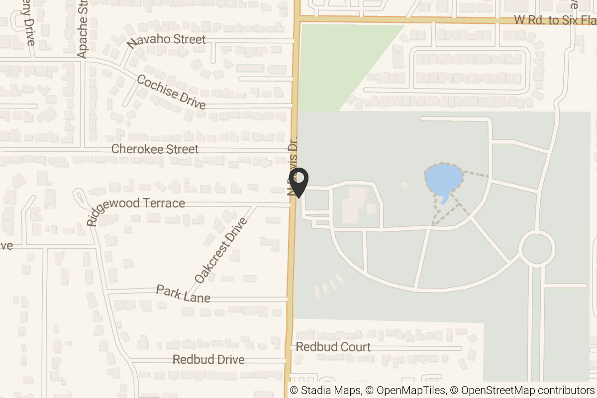 Map with location marker