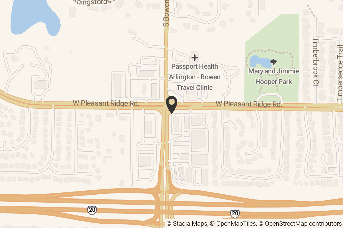 Map with location marker