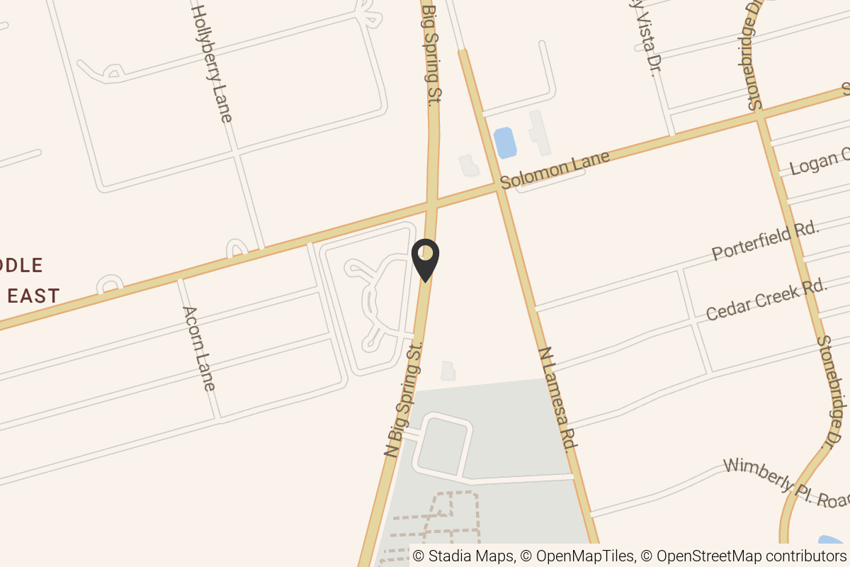 Map with location marker