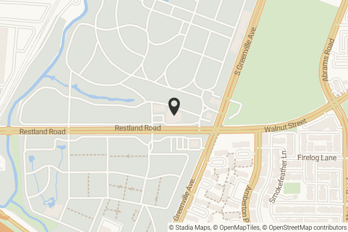 Map with location marker