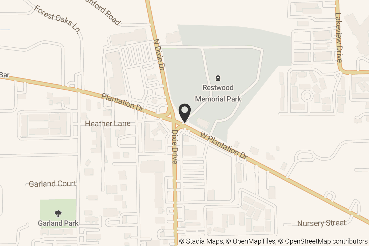 Map with location marker