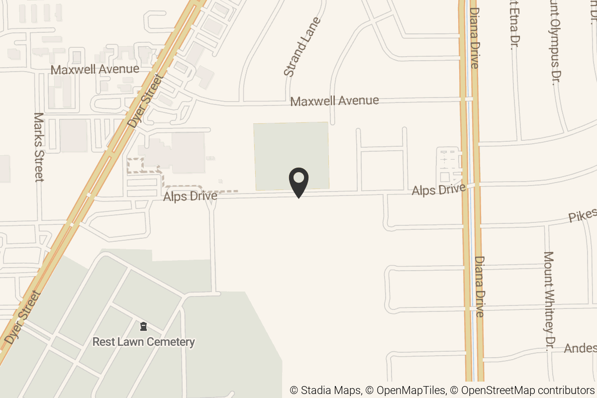 Map with location marker