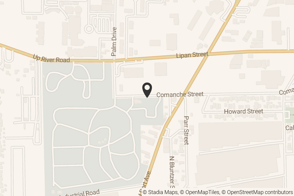 Map with location marker