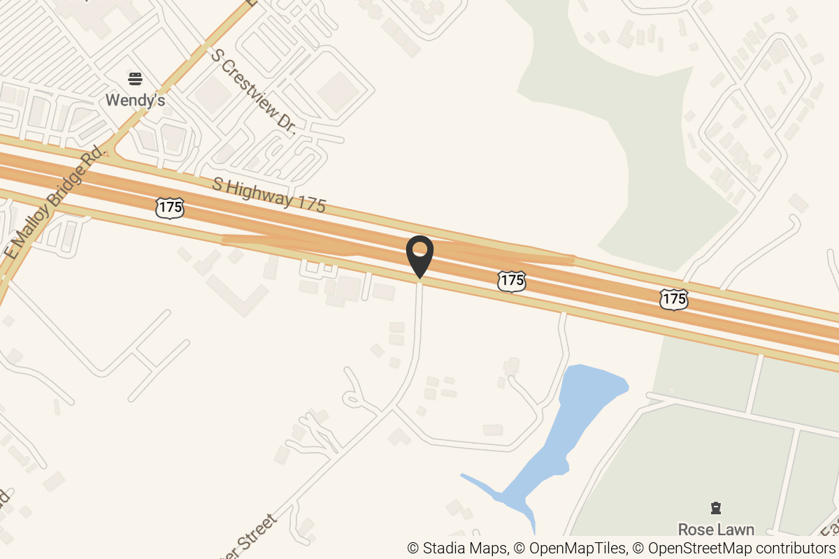 Map with location marker