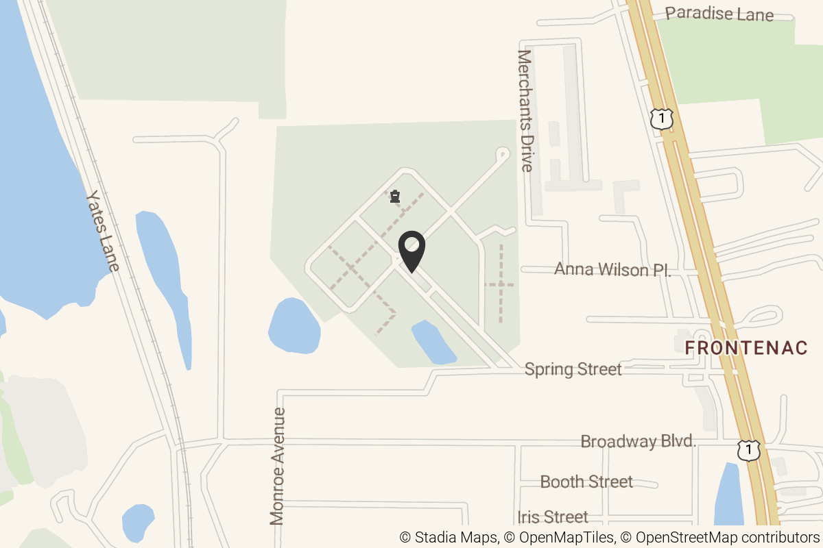 Map with location marker