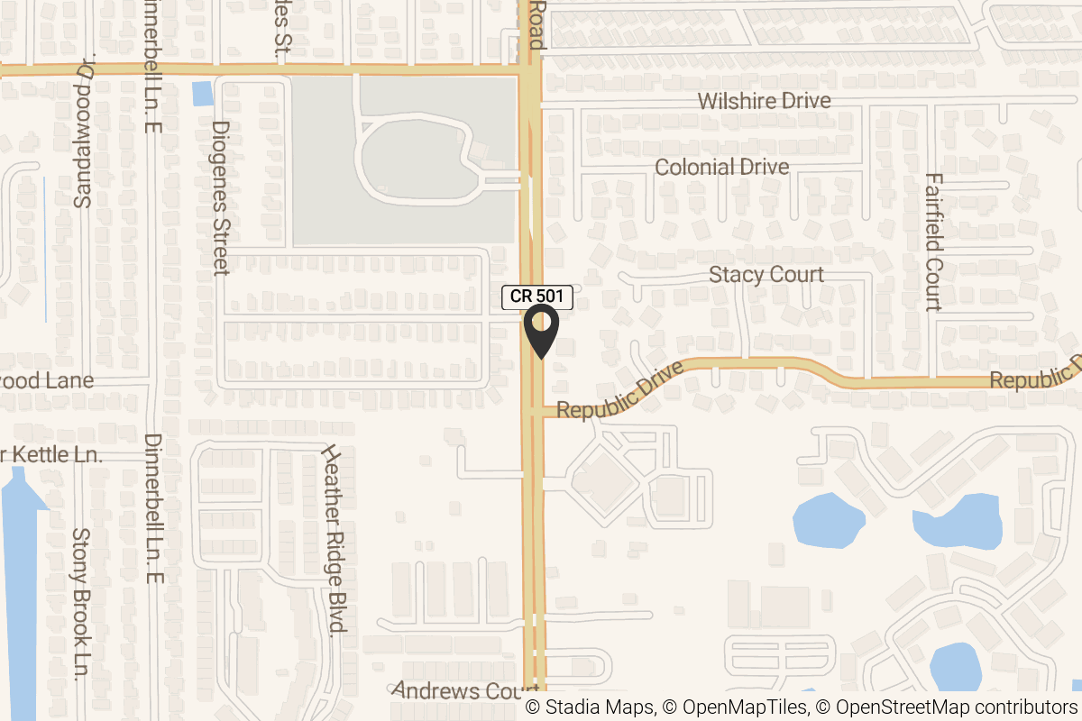 Map with location marker