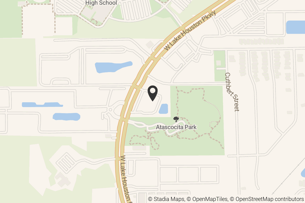 Map with location marker