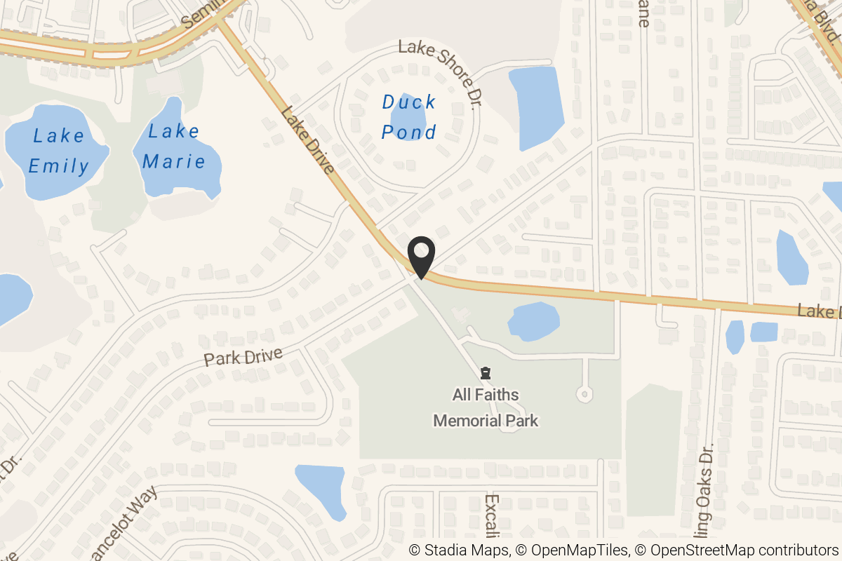 Map with location marker