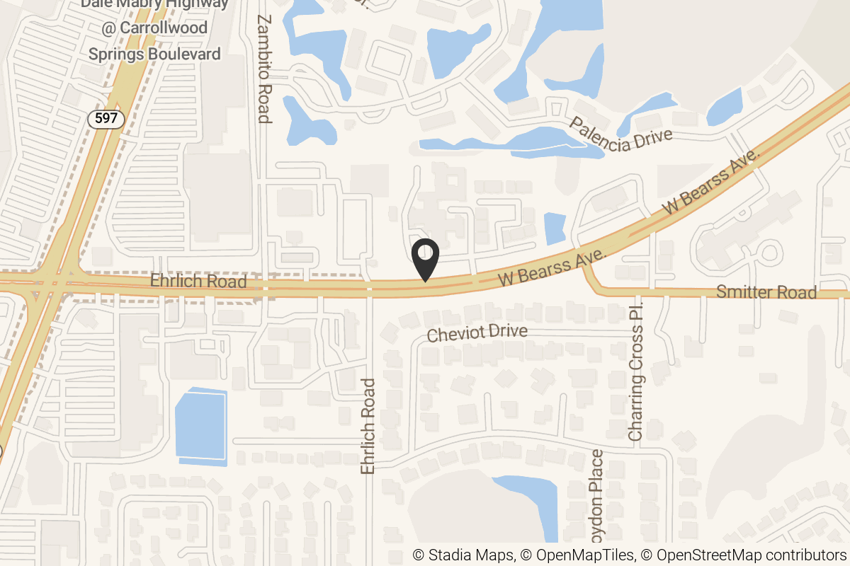 Map with location marker