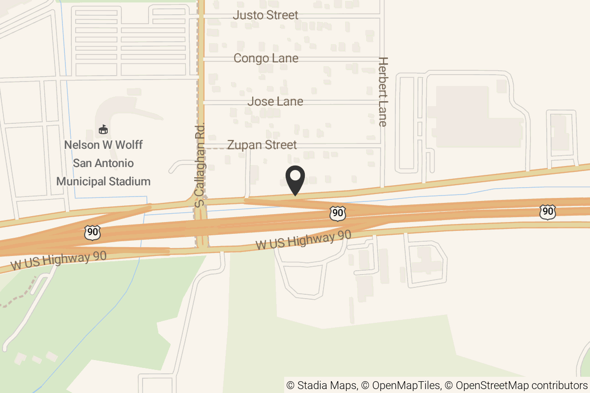 Map with location marker