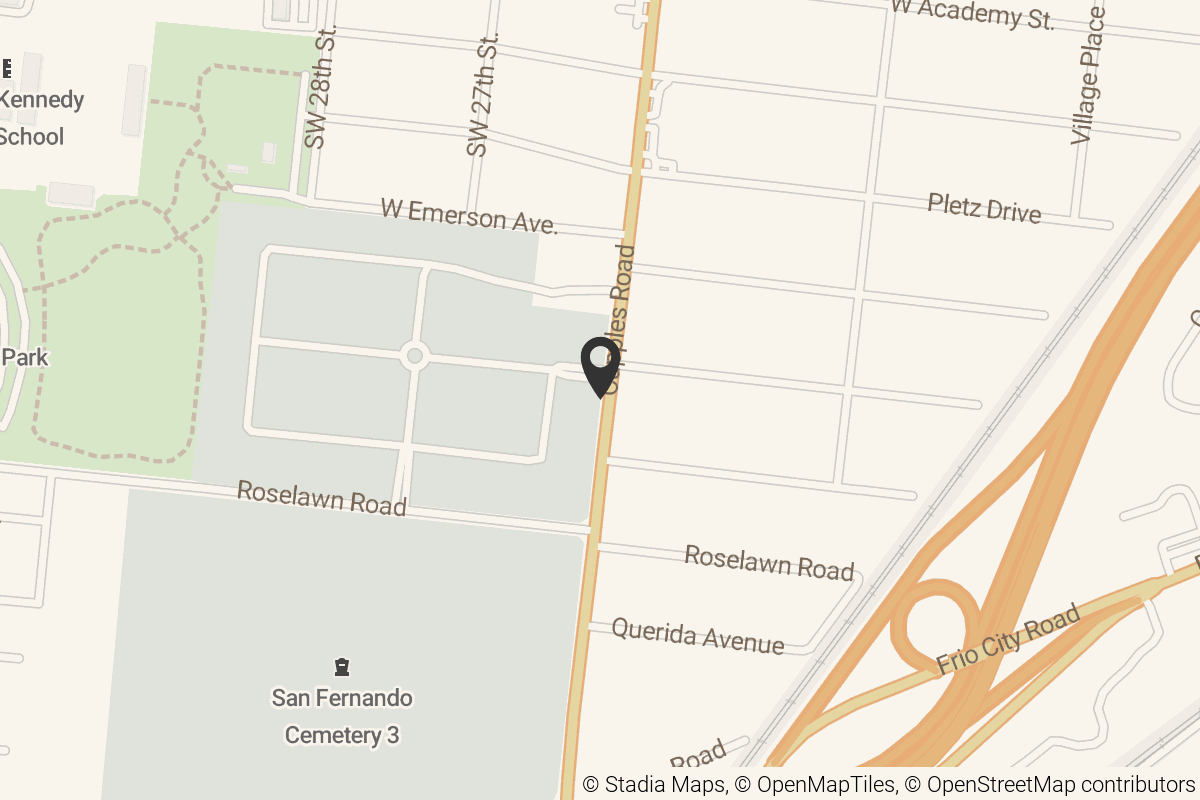 Map with location marker