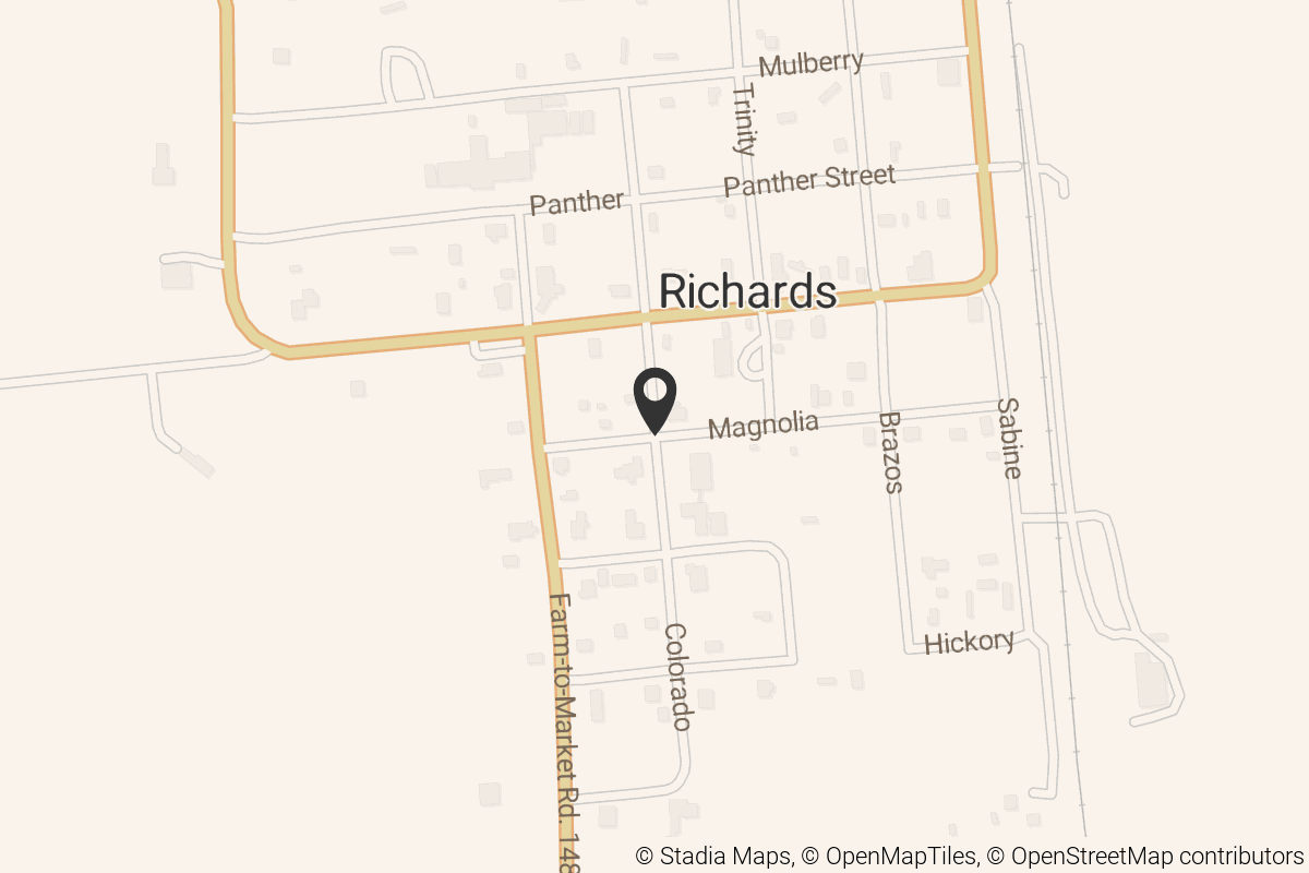 Map with location marker