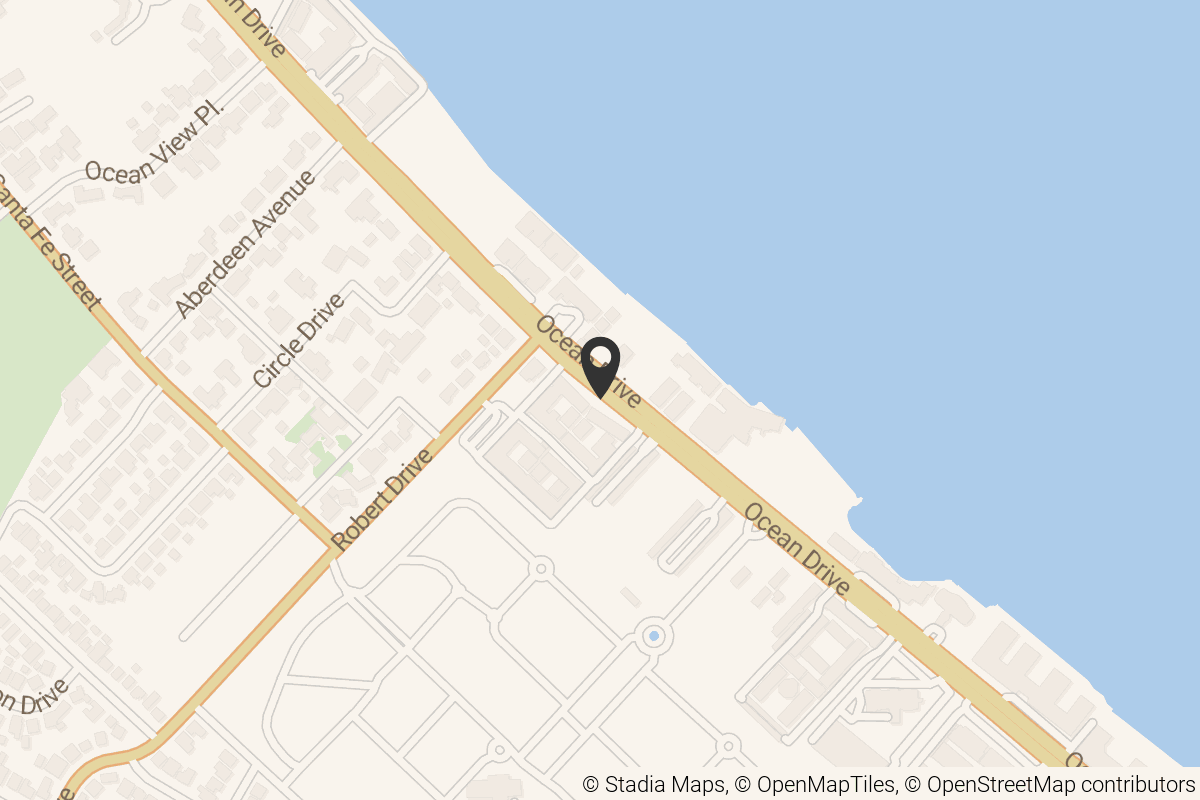 Map with location marker