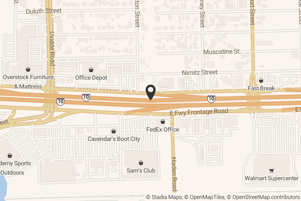 Map with location marker