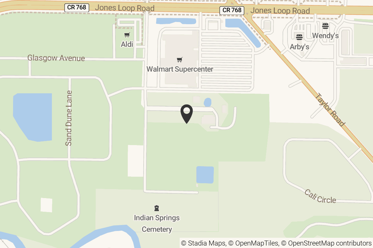 Map with location marker