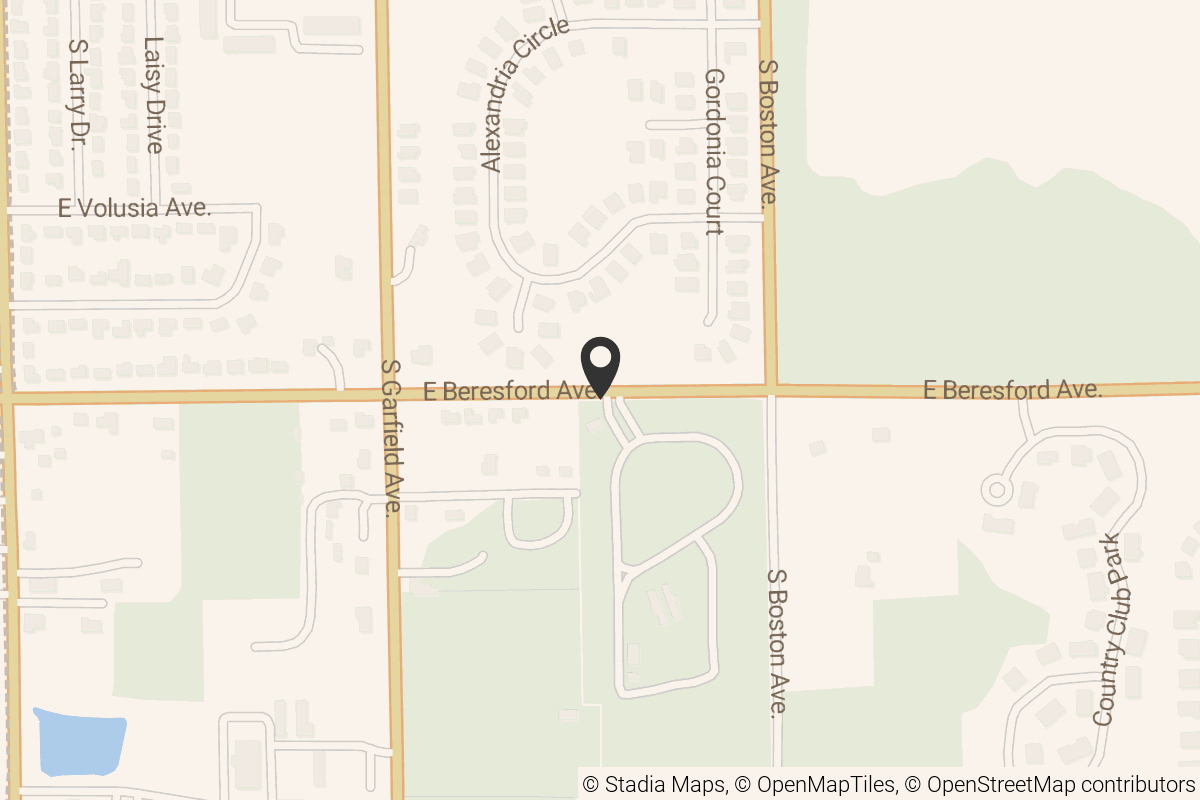 Map with location marker