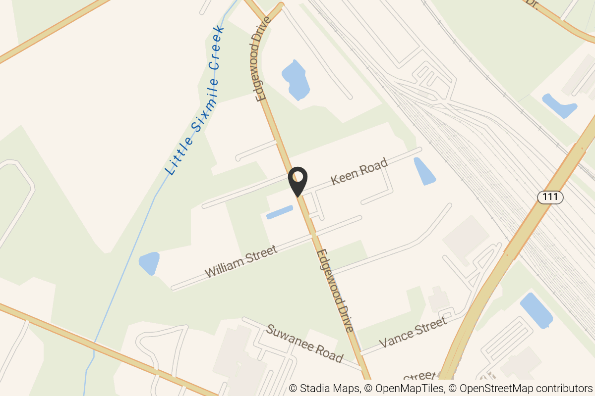 Map with location marker