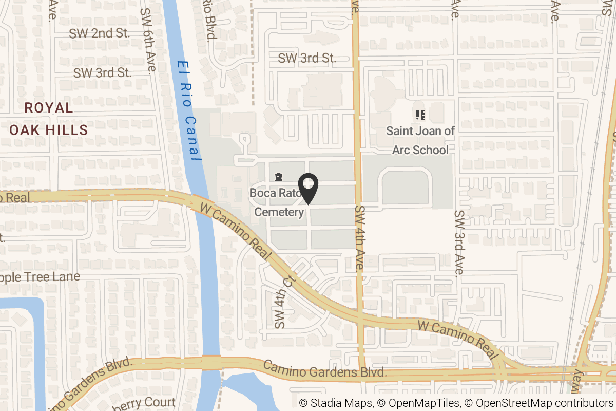 Map with location marker