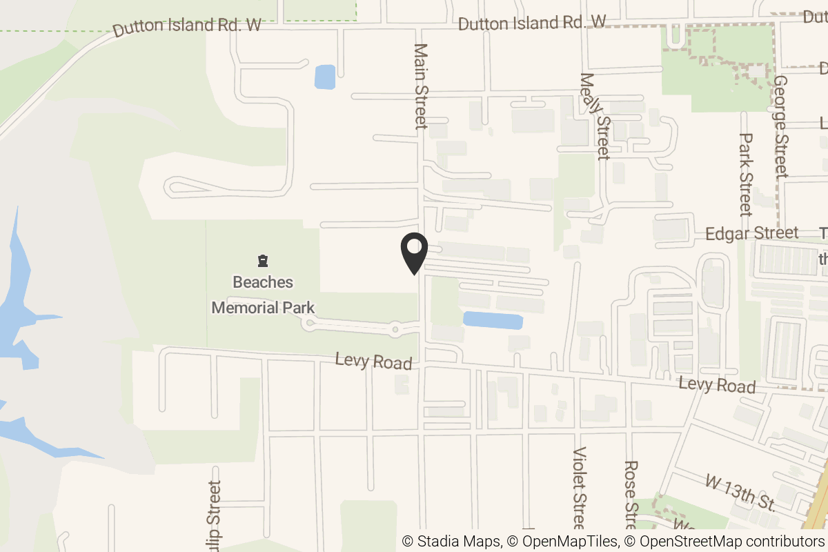 Map with location marker