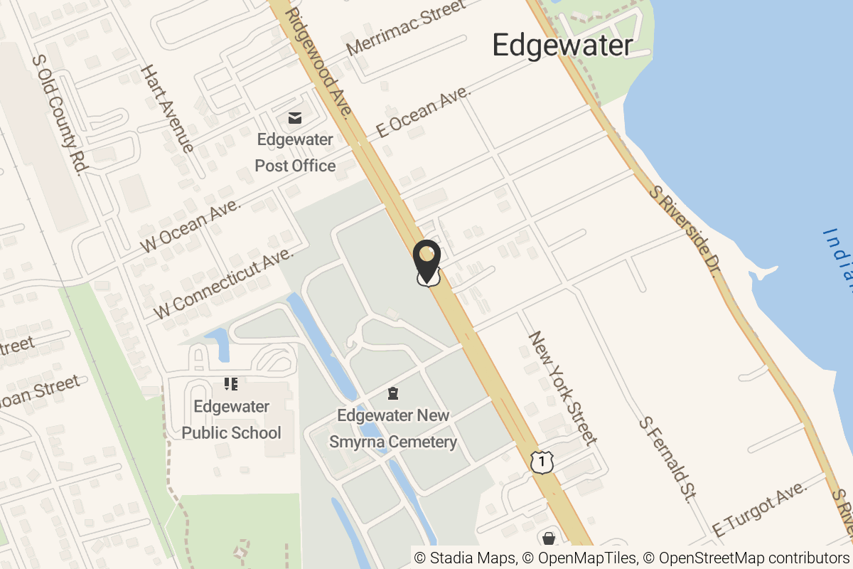 Map with location marker