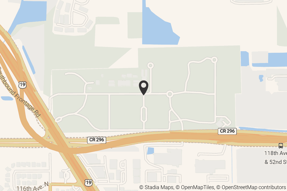 Map with location marker