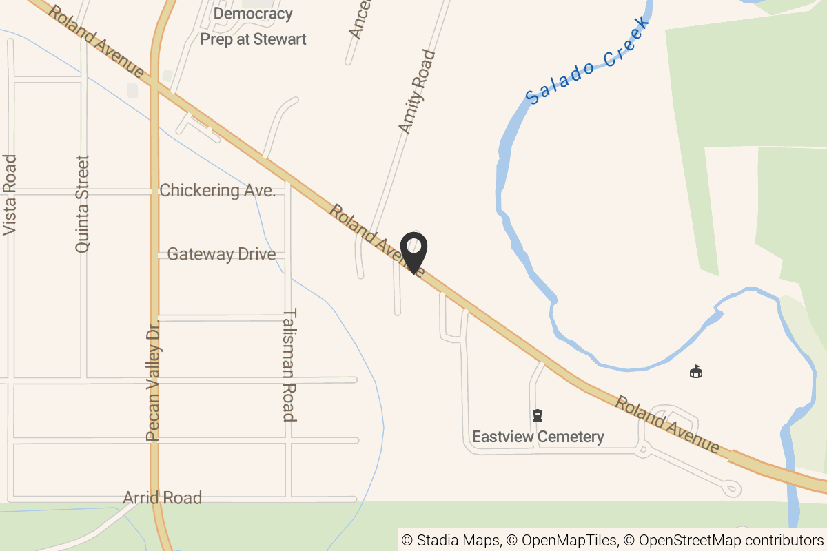 Map with location marker